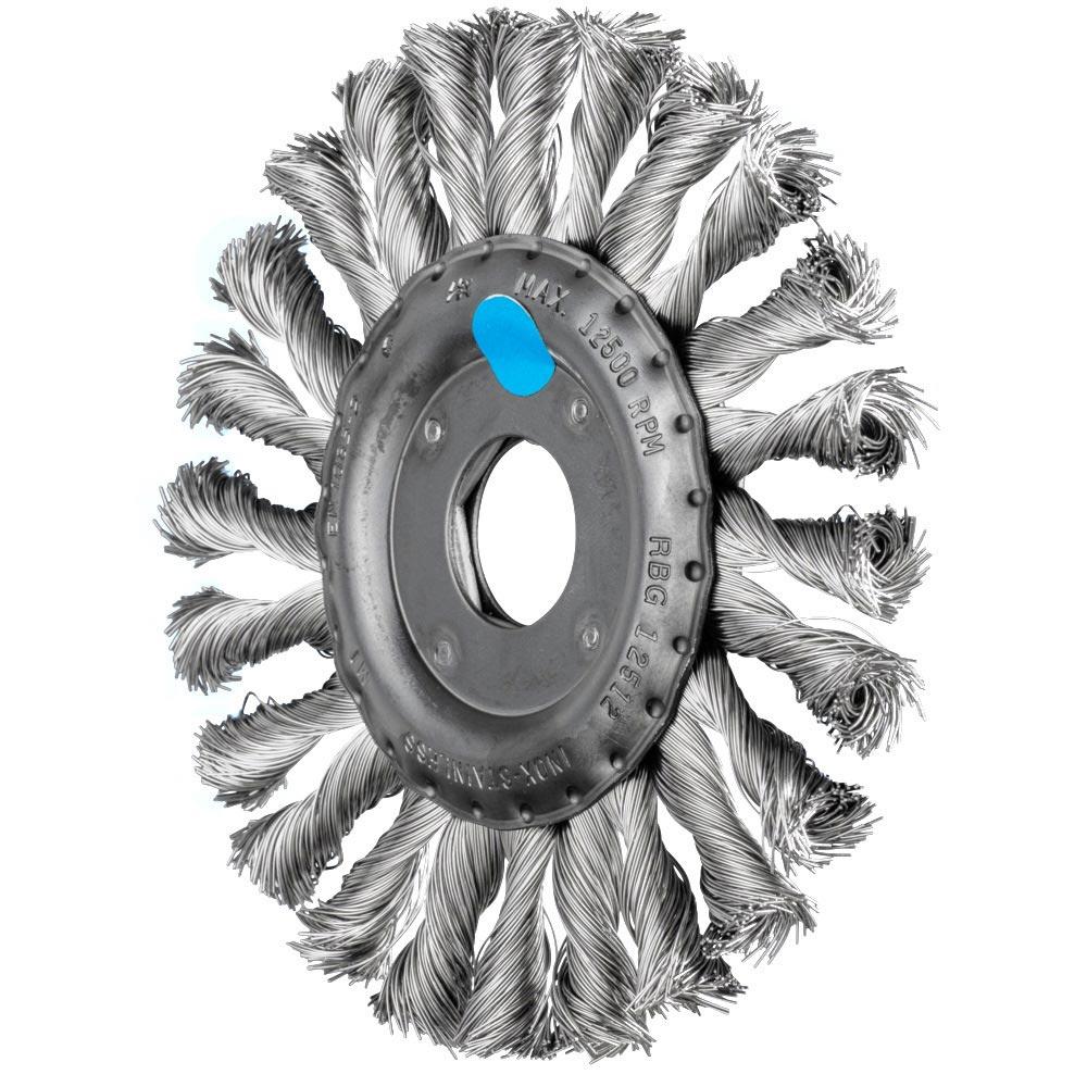 Rundbürste RBG 12512/22,2 CT INOX 0,35 Ø 125 mm Drahtstärke 0,35 mm VA 12 mm 12500 min-