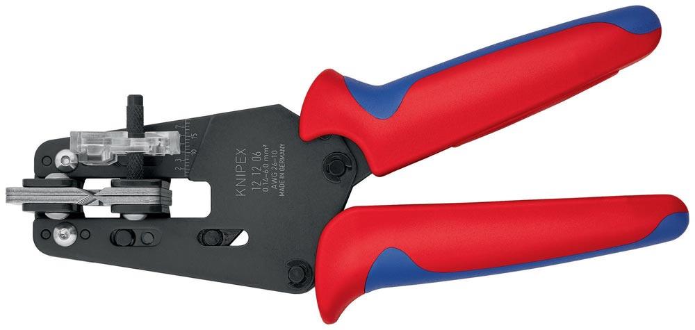 Präzisionsabisolierzange Länge 195 mm 0,14 - 6 (AWG 26 - 10) mm Mehrkomponenten-Hüllen