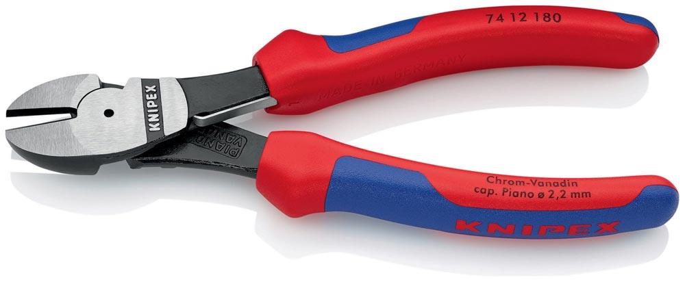 Kraftseitenschneider Länge 180 mm poliert Form 1 Mehrkomponenten-Hüllen