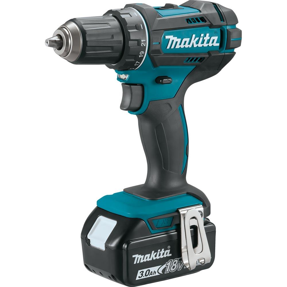 MAKITA Akku-Bohrschrauber DDF 482 RFJ 18 V 2 x 3,0 Ah im MAKPAC