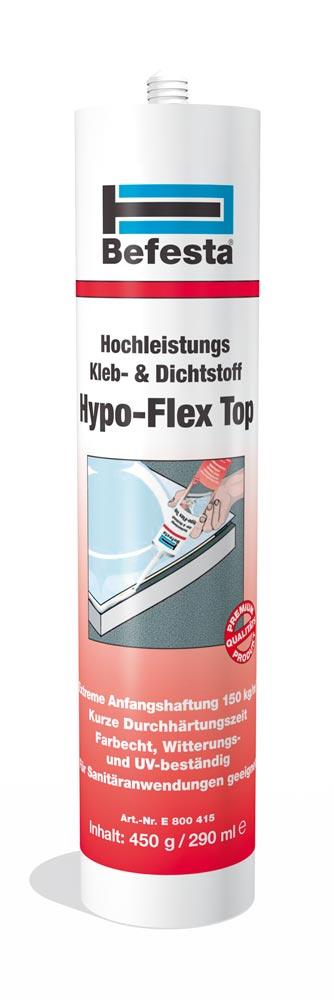 Hochleistungs Kleb- und Dichstoff Hypo-Flex Top, 290ml-Kartusche, weiß