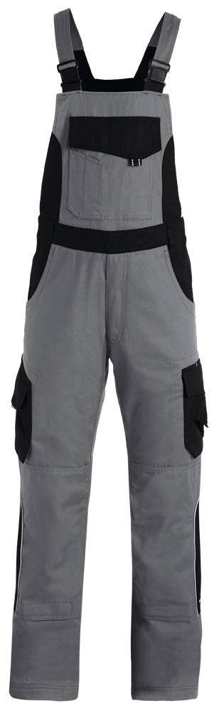 Latzhose ECKHARD, grau-schwarz Gr. 42