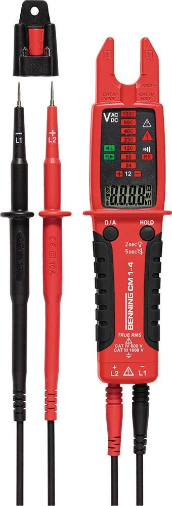 Stromzangenmultimeter CM 1-4 0,1 A-200 A AC CAT IV 600/III 1000 V