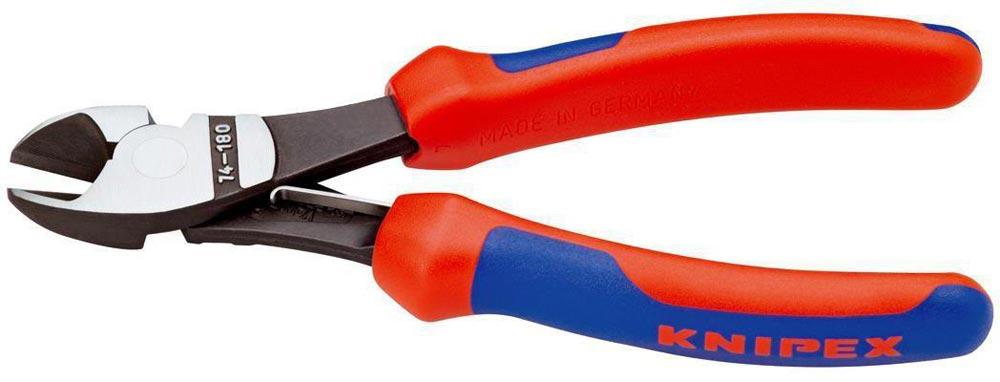 Kraftseitenschneider Länge 180 mm poliert Form 1 Mehrkomponenten-Hüllen