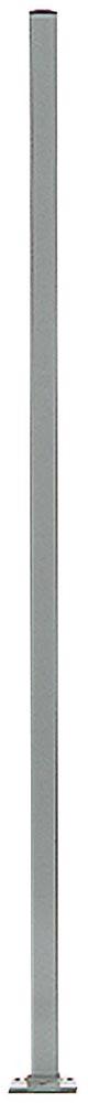 BASIC-Wandanschlussprofil, Höhe 650 mm, RAL 7035 lichtgrau