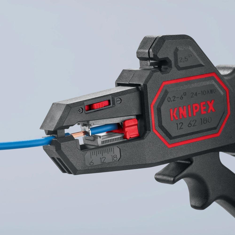 Automatikabisolierzange Länge 180 mm 0,2 - 6 (AWG 24 - 10) mm Automatikabisolierzange Länge 180 mm 0,2 - 6 (AWG 24 - 10) mm