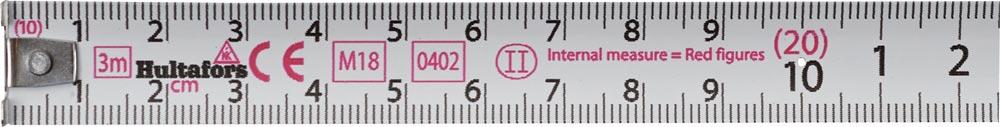 Taschenrollbandmaß Talmeter Länge 2 m Breite 16 mm mm/cm EG II ABS Messlasche