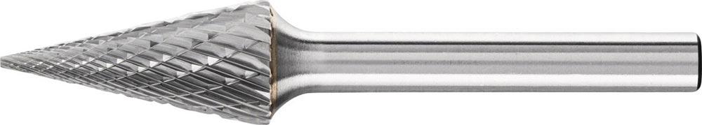 Frässtift SKM Ø 12 mm Kopflänge 25 mm Schaft-Ø 6 mm Hartmetall Verzahnung 3 PLUS