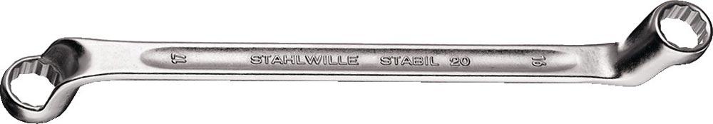 Doppelringschlüssel 20 10 x 13 mm 220 mm tief gekröpft