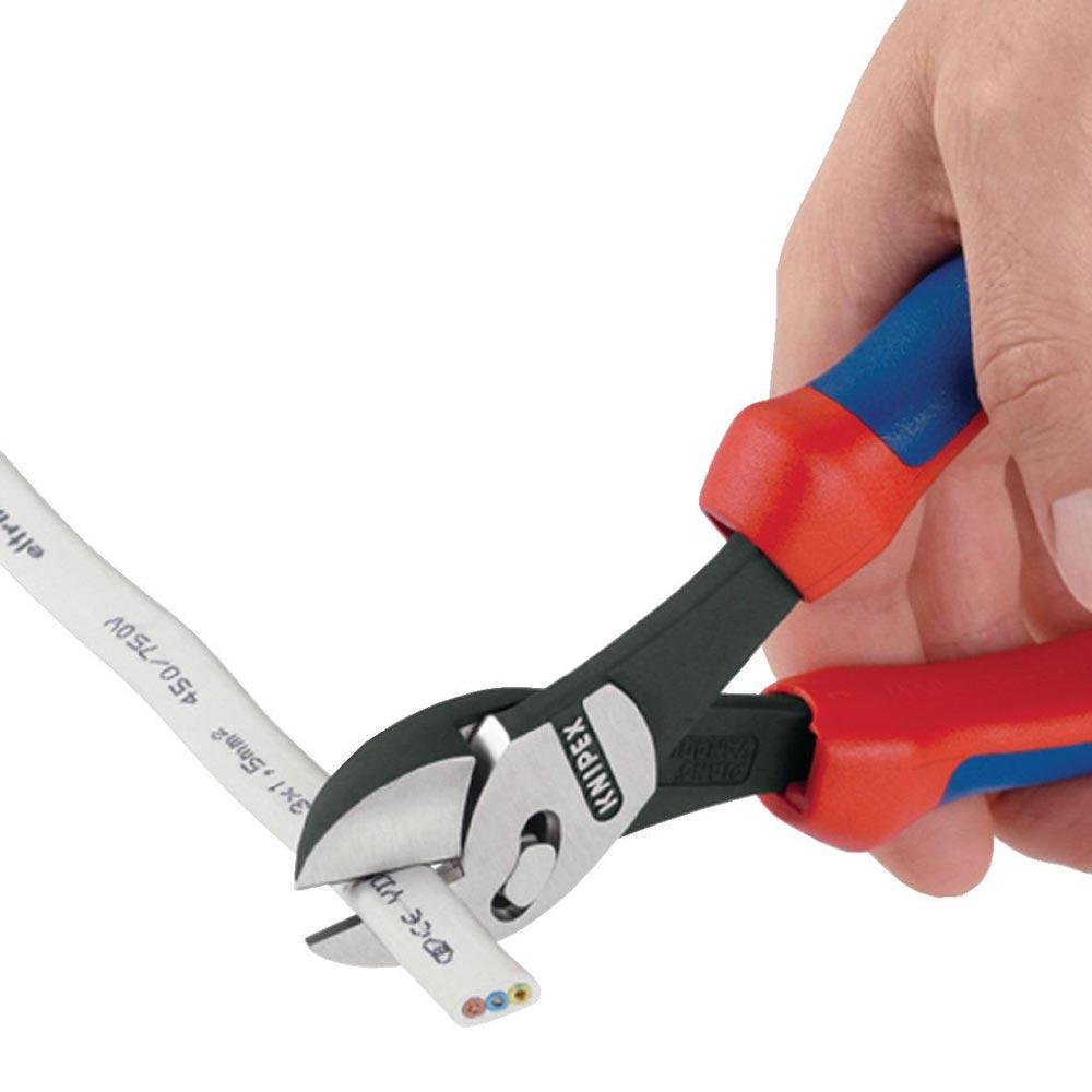 Hochleistungsseitenschneider TwinForce® Länge 180 mm poliert Mehrkomponenten-Hüllen