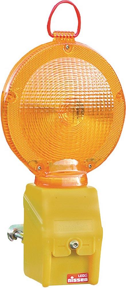 Baustellenwarnleuchte MonoLight LED gelb Leuchtenkopf drehbar