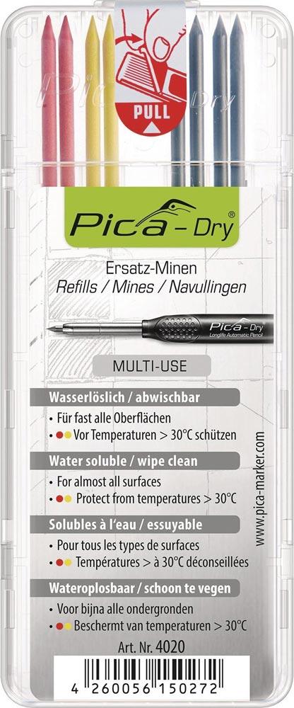 Minenset Pica-Dry 10x weiß wasserstrahlfest 10 Minen / Set