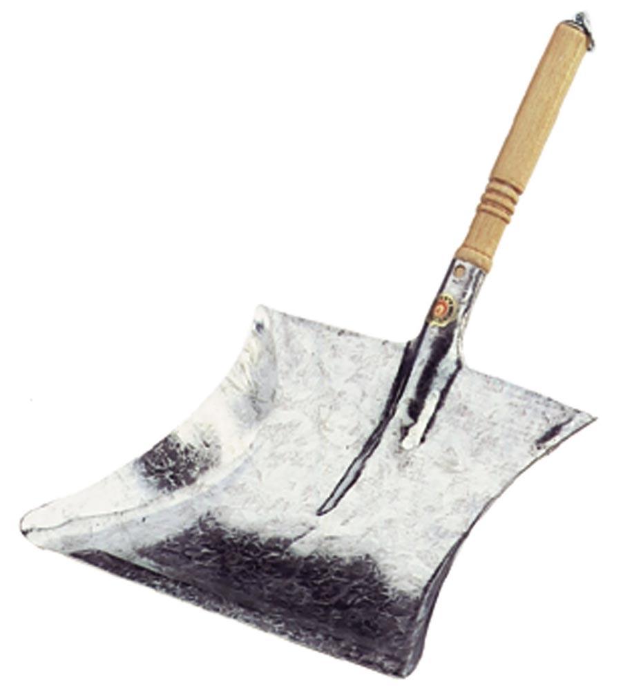 Kehrschaufel mit Holzgriff Metall verzinkt Blatt L260xB280 mm Kehrschaufel mit Holzgriff Metall verzinkt Blatt L260xB280 mm