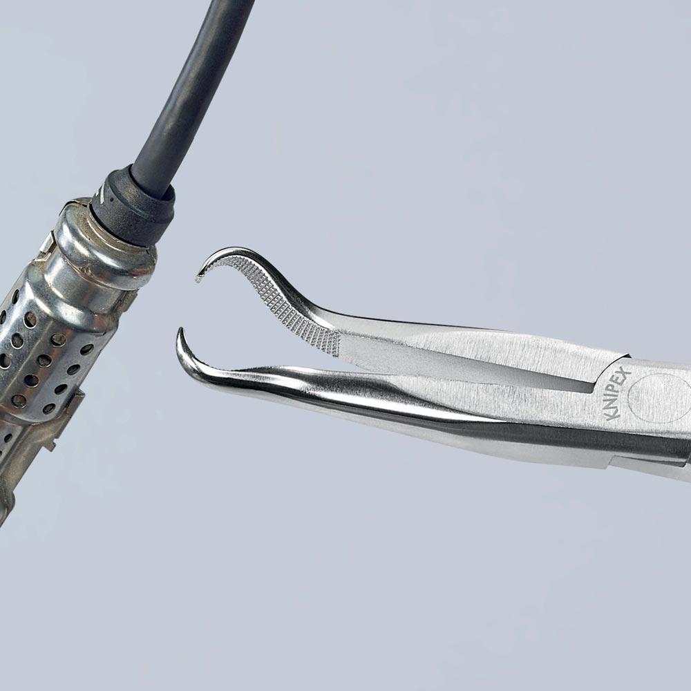 Mechanikerzange Länge 200 mm Form 9 45 gewinkelt Mehrkomponenten-Hüllen verchromt Mechanikerzange Länge 200 mm Form 9 45 gewinkelt Mehrkomponenten-Hüllen verchromt