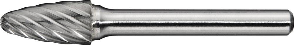 Frässtift RBF INOX Ø 6 mm Kopflänge 18 mm Schaft-Ø 6 mm Hartmetall Verzahnung Normal, fein