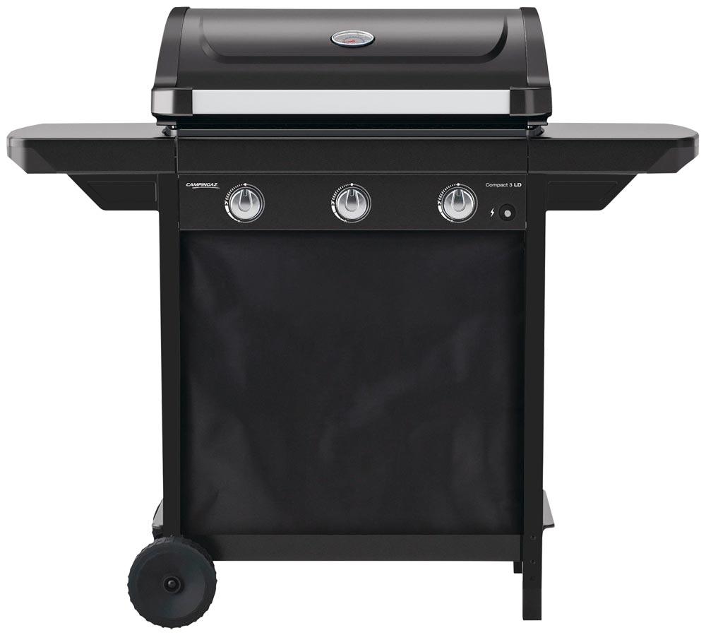 Gasgrill Compact 3 LD 3 Stahlrohrbrenner mit Piezozündung