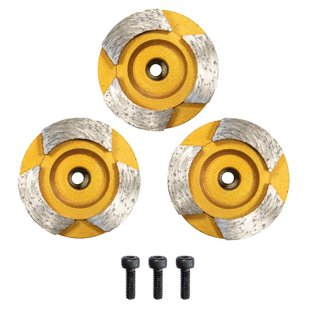 Diamantschleiftellerset Diamant Beton