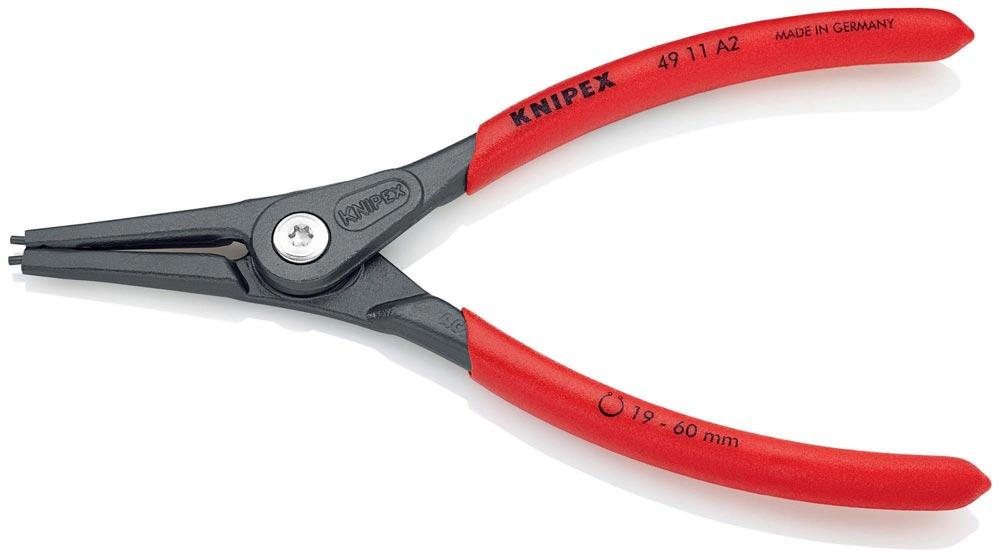 Präzisionssicherungsringzange A 2 für Wellen Ø 19 - 60 mm Länge 180 mm