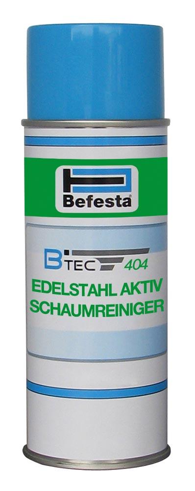 Edelstahl-Aktiv-Schaumreiniger Btec 404, 400 ml