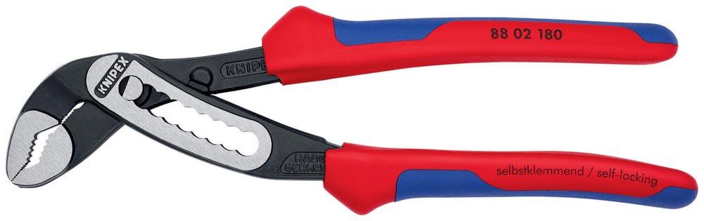 Wasserpumpenzange Alligator® Länge 180 mm Spannweite 36 mm poliert Mehrkomponenten-Hüllen