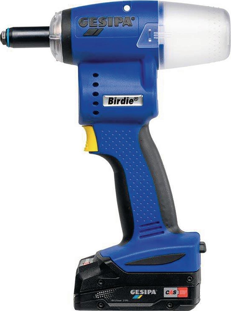 Akku-Blindnietsetzgerät Birdie® 5-teilig 10000 N im Karton Akku-Blindnietsetzgerät Birdie® 5-teilig 10000 N im Karton