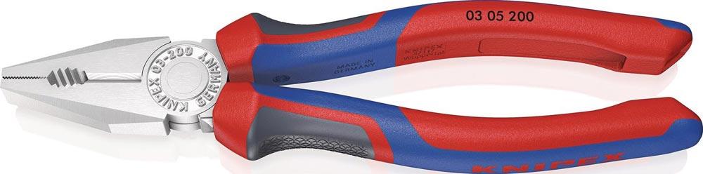 Kombizange Länge 200 mm verchromt Comfort-Griffe