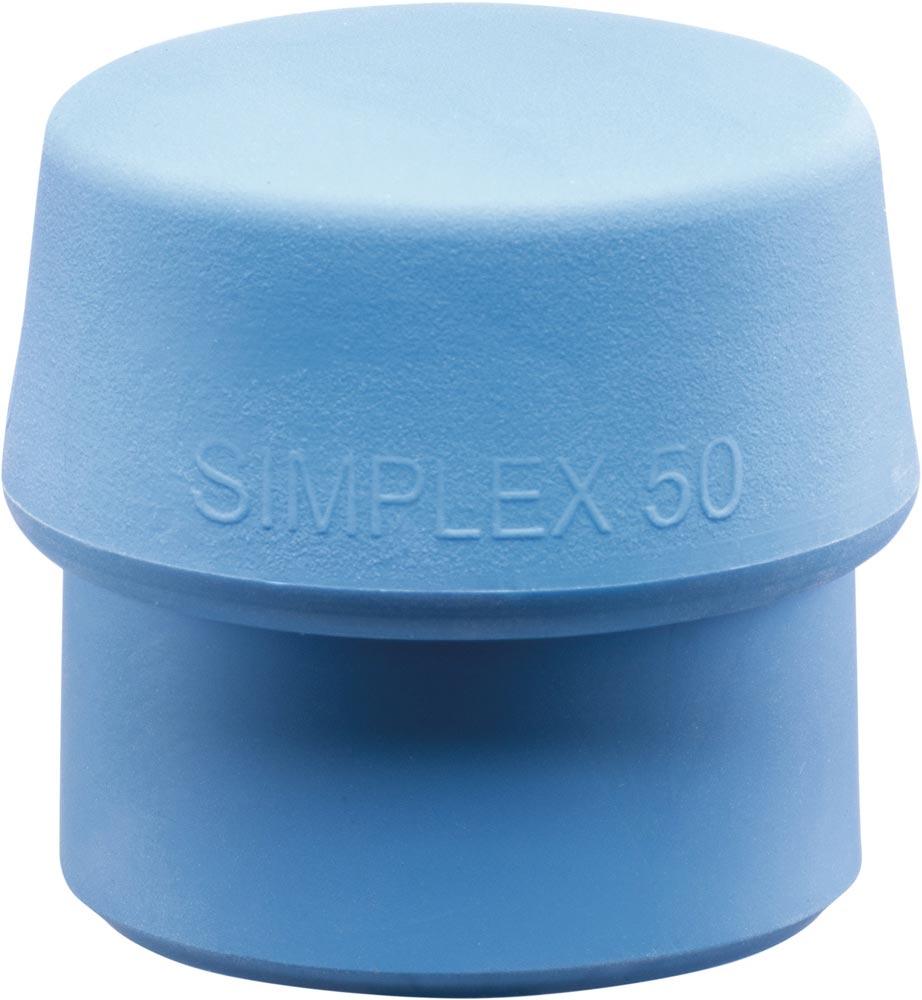Schonhammerkopf SIMPLEX Kopf-Ø 40 mm TPE-soft blau weich