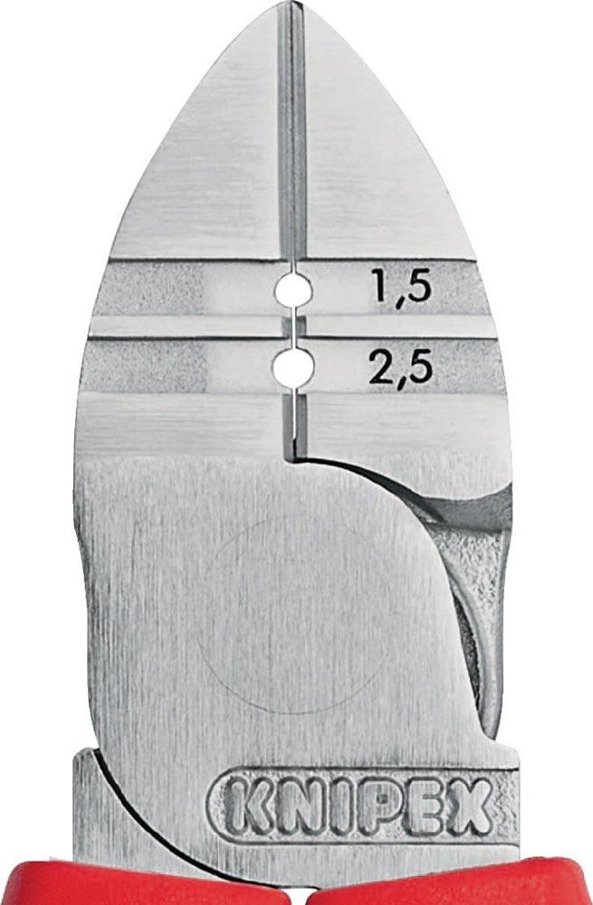 Abisolierseitenschneider Länge 160 mm Abisolierwerte 1,5 / 2,5 mm poliert Mehrkomponenten-Hüllen