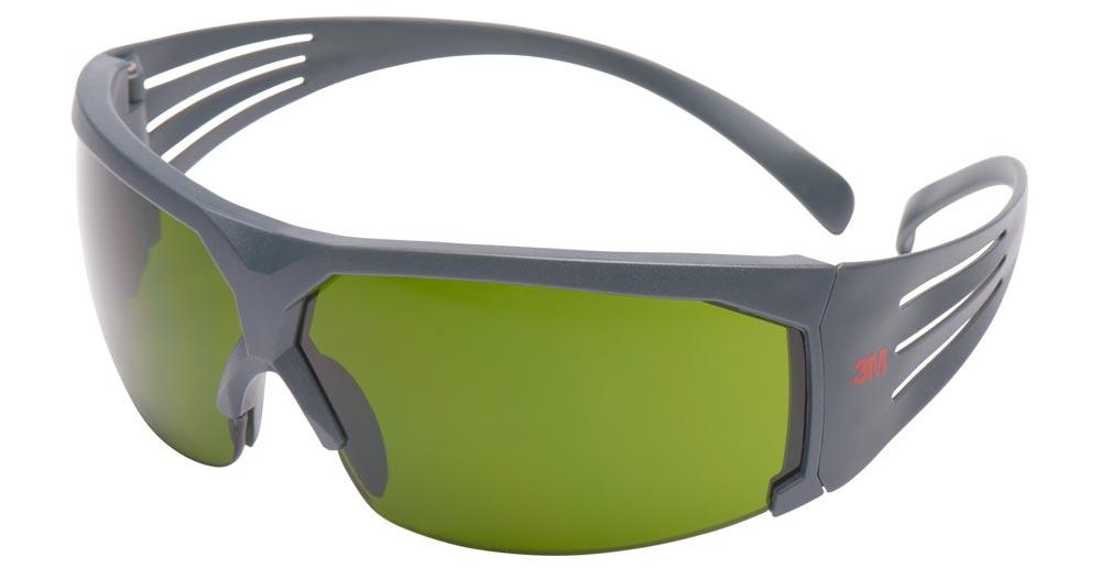 Schweißerbrille SecureFit™SF600 EN 166 Polycarbonat Bügel grau, Scheibe grün IR 3,0