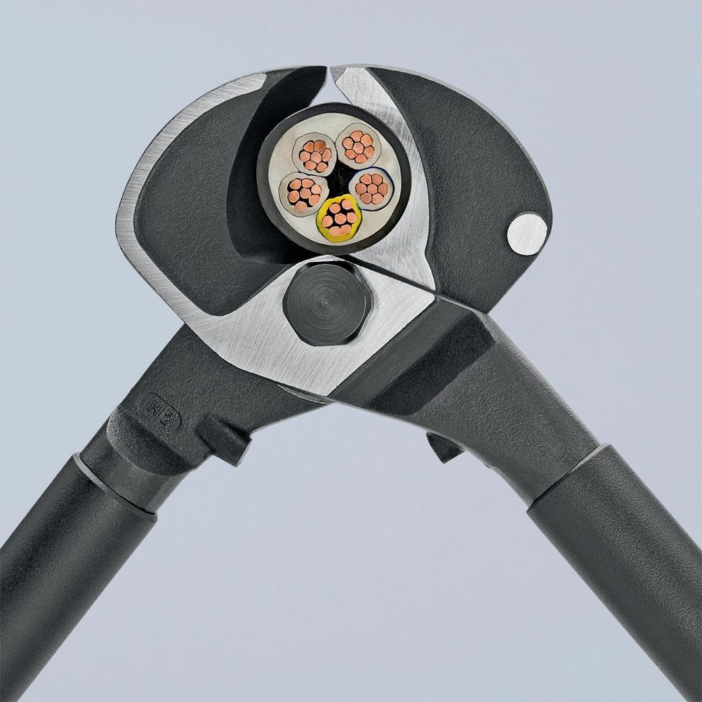Kabelschere Länge 500 mm Kopf brüniert Mehrkomponenten-Hüllen