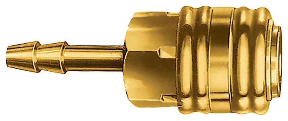 Schnellverschlusskupplung DN 7,2, Tülle Messing Schlauchweite LW 10