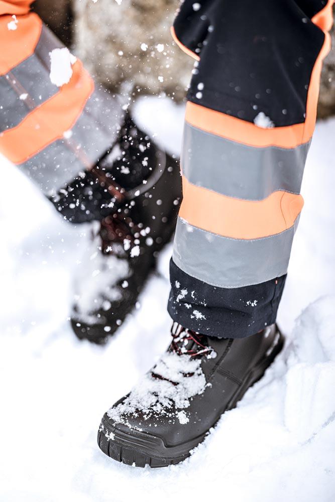Sicherheitswinterstiefel hoch POWER STEP MID+ W Gr. 50 schwarz S3 CI HI HRO SRC Weite 11 Vollleder widerstandsfähige PU / Nitril-Laufsohle