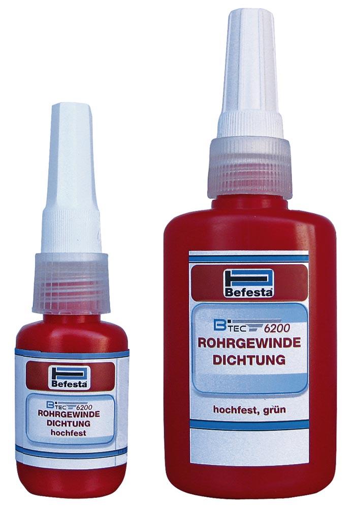 Rohrgewindedichtung Btec 6200, 50 ml-Flasche, hochfest, hochtemperaturfest, grün