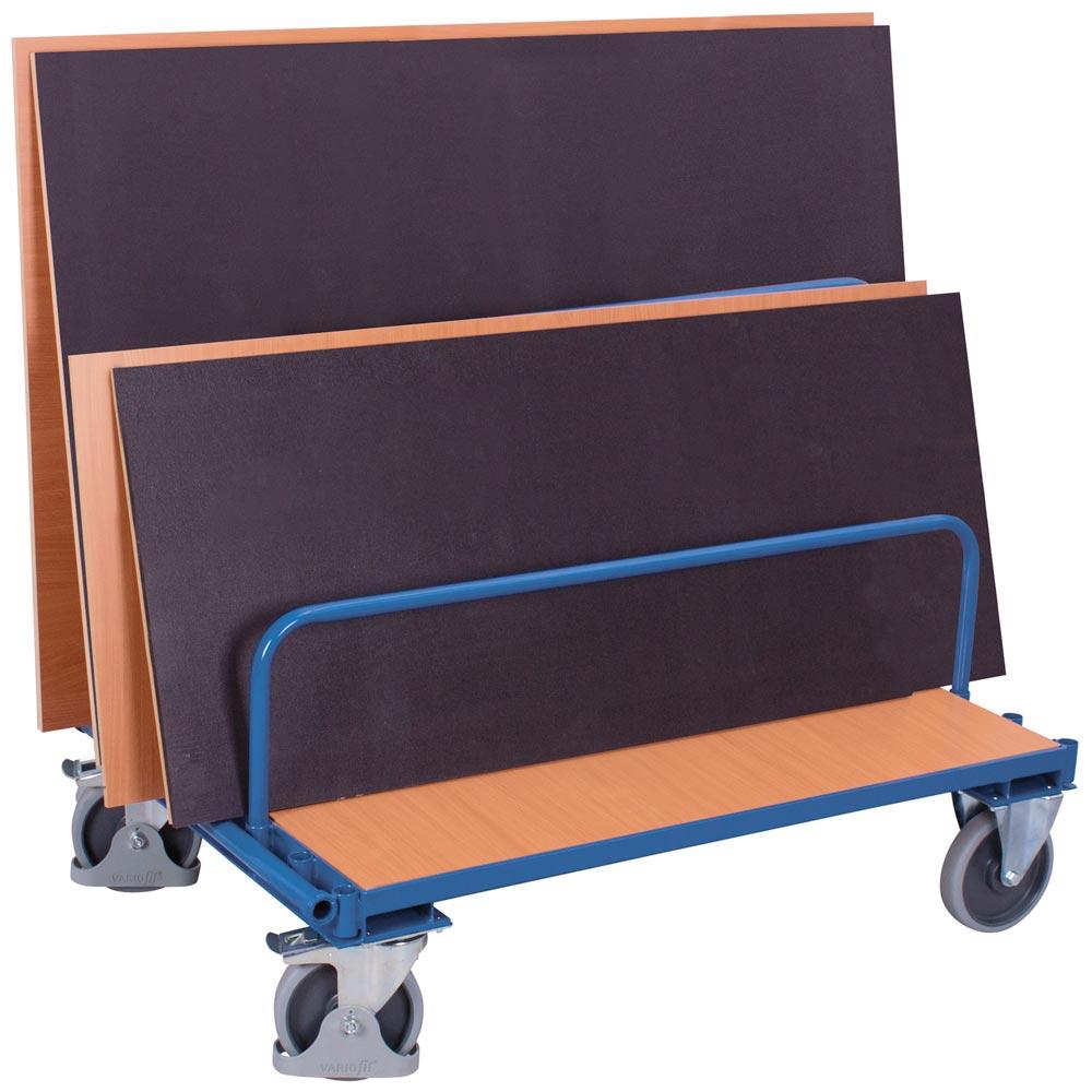 Plattenwagen ohne Bügel, Ladefläche LxB 1200x800 mm, Außenmaße LxBxH 1310x800x308 mm, Traglast 500 kg