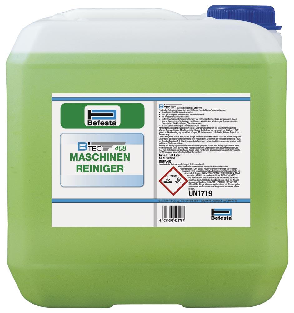 Maschinenreiniger Btec 408, 30 l-Kanister
