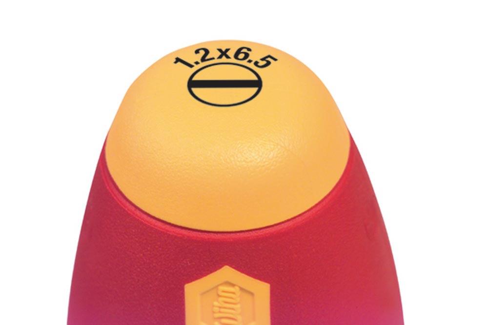 Schraubendreher 3201 slimFix Schneidenbreite 3,5 mm Klingenlänge 100 mm VDE isoliert