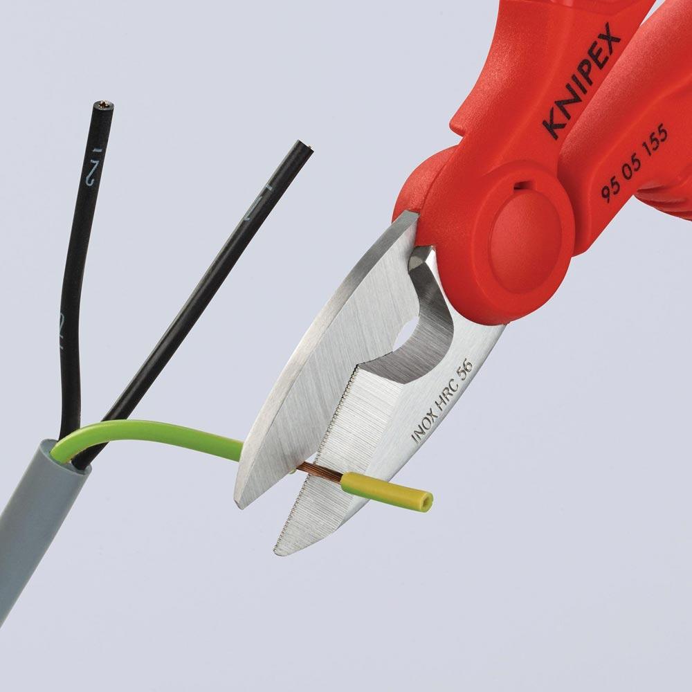 Elektriker-/Handwerkerschere Länge 155 mm 2-K.-Hüllen Elektriker-/Handwerkerschere Länge 155 mm 2-K.-Hüllen