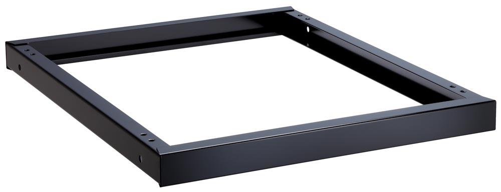 Gehäusesockel, BxTxH 1023x725x50 mm, schwarz