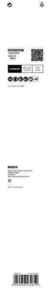 Säbelsägeblatt Expert Thick Tough Metal Länge 300 mm Breite 25 mm Zahnteilung TPI 8 3 mm S-Schaft 1 Stück / Karte