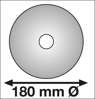 BOSCH Akku-Winkelschleifer GWS 18V-180 P