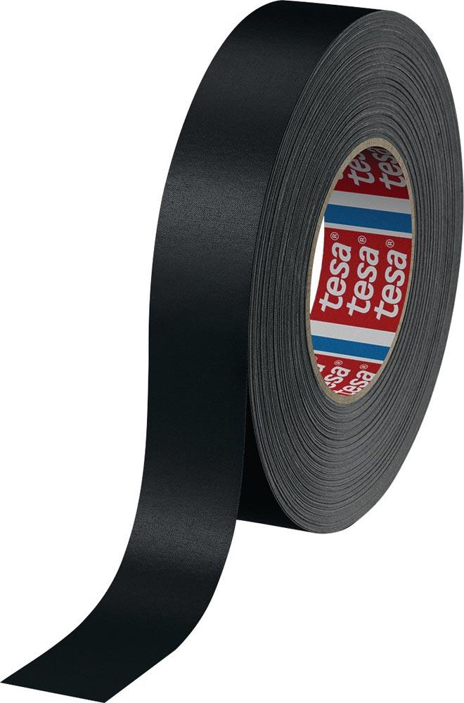 Gewebeband tesaband® Premium 4651 schwarz Länge 50 m Breite 30 mm Rolle