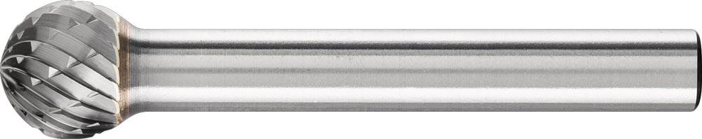 Frässtift KUD Ø 10 mm Kopflänge 9 mm Schaft-Ø 6 mm Hartmetall Verzahnung 3 PLUS