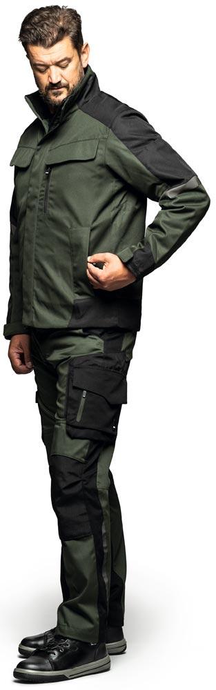 Arbeitshose FLORIAN, rot-schwarz Gr. 58 Arbeitshose FLORIAN, rot-schwarz Gr. 58