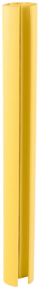 Regalanfahrschutz, Spezialkunststoff, Höhe 1000 mm, für Regalbreite 75-100 mm, gelb