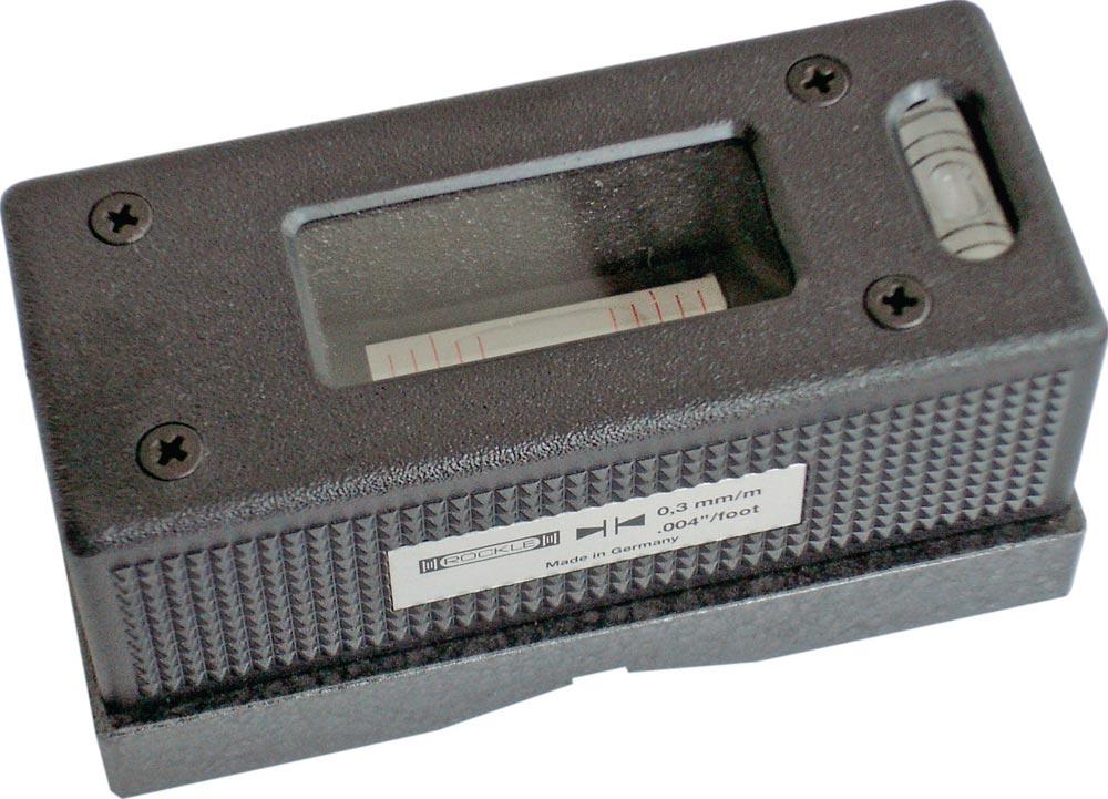 Kurbelzapfenwasserwaage DIN 877 Genauigkeit 0,1 mm/m 0,2 mm/m 90 x 42 x 42 mm