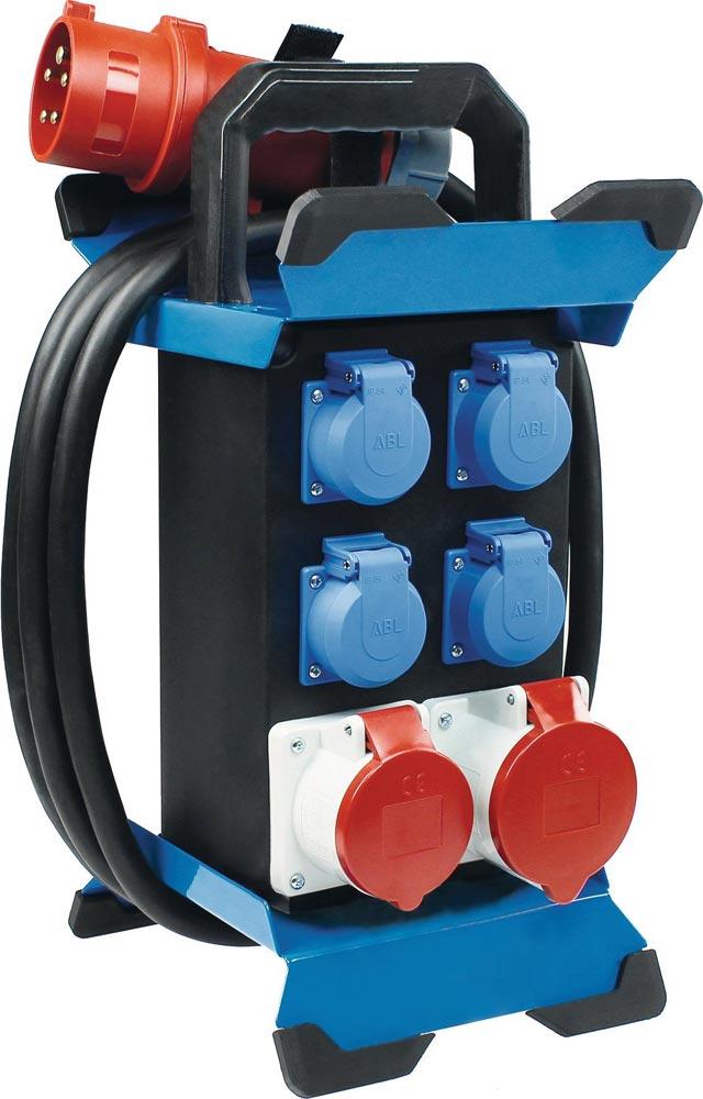 CEE-Standstromverteiler STECKY 12 CEE-Stecker 400V, 32 A, 5-polig