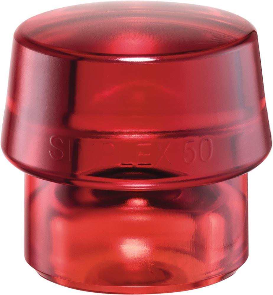 Schonhammerkopf SIMPLEX Kopf-Ø 30 mm Plastik rot hart