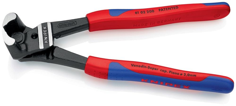 Bolzenvornschneider Gesamtlänge 200 mm Kopf poliert Mehrkomponenten-Hüllen