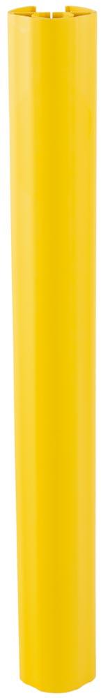 Regalanfahrschutz, Spezialkunststoff, Höhe 1000 mm, für Regalbreite 75-100 mm, gelb