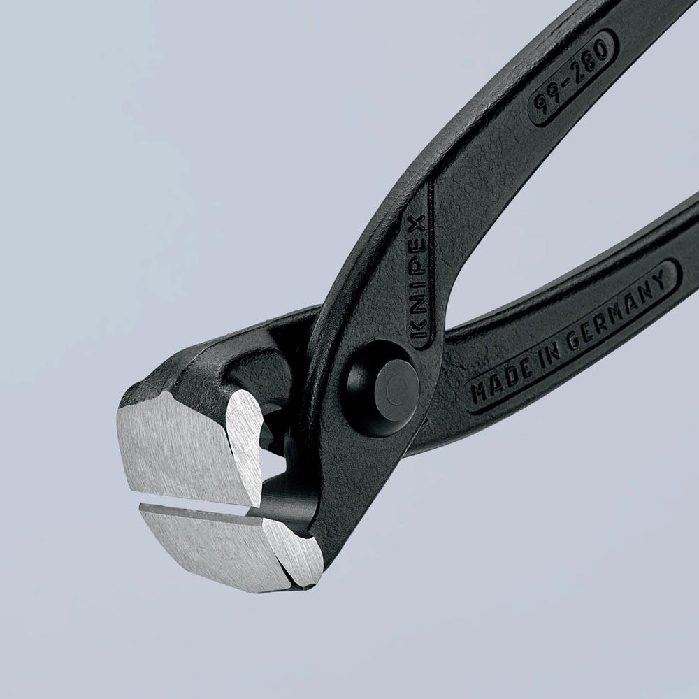 Monierzange Länge 280 mm poliert schwarz atramentiert Monierzange Länge 280 mm poliert schwarz atramentiert
